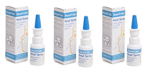 NoseFrida Nasal Spray Saline Solution 20ml - 3 Pack