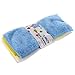 3 Super Soft Microfibre Baby Face Towels Bath Flannel Wash Cloth Wipe Boy Girl Shopmonk (Blue)
