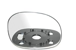 BOLOROMO Miroir Glace Verre De Rétroviseur Droit Côté Compatible avec Citroen Compatible avec Peugeot