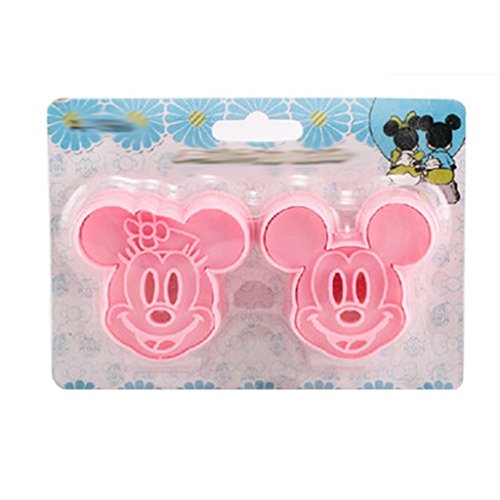 2-tlg. Fondant Plätzchenformen Set Ausstecher Ausstechformen, Mickey Mouse - 2