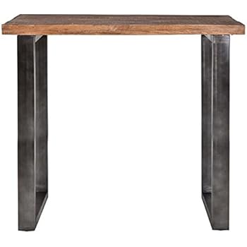 Beistelltisch Bartisch 140 x 80 cm Tisch Anstelltisch Holz Metall