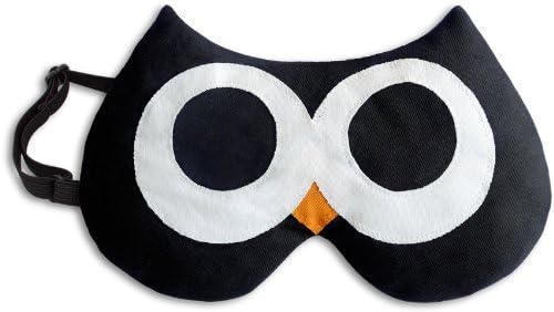 LeschiEye mask (for hot and cold use) | 36838 | Stella The owl | Colour: Midnight/Midnight