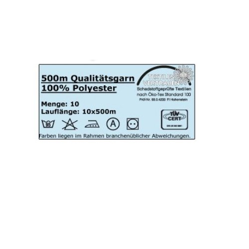 W6 7791 Qualitätsgarn, 10 x 500 m - 5