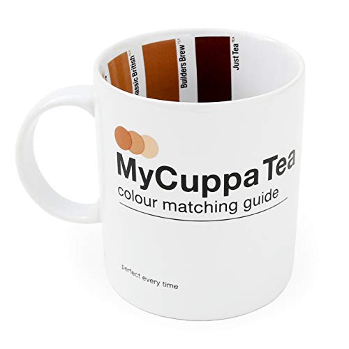 SUCK UK Taza de té, Cerámica, Blanco, 8.5 cm
