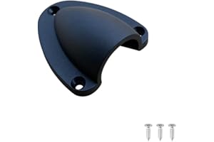 Berfi Life Marine Wire Cable Vent Cover with 3 Screws, Plastic Clamshell Vent Clam Shell Vent Cover for Boat Yacht