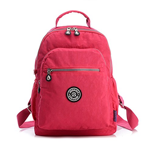 Preisvergleich Produktbild Tiny Chou wasserdichter Nylon-Rucksack , pflaume (Rosa) - 8620js