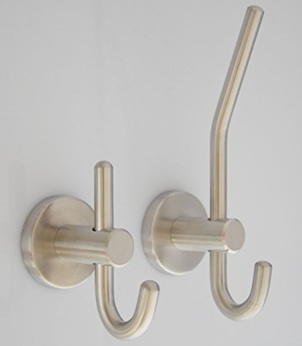 Garderobenhaken Edelstahl kleiner Wandhaken Mantelhaken Kleiderhaken Jackenhaken *504-KU - 6
