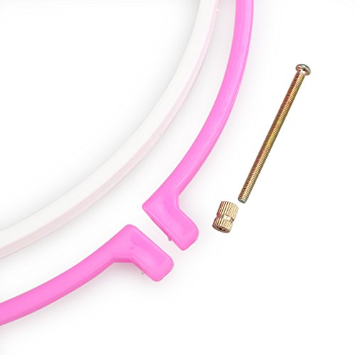 NUOLUX 5St Stickrahmen Holz Stickrahmen Set (Random Corlor) - 4