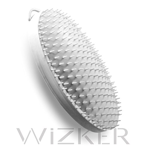 WIZKER Brush: Eliminates Razor Bumps and Ingrown Hairs, FirmFlex Exfoliating Bristles, Sealed Box
