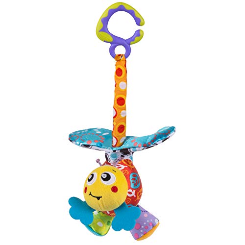 Playgro Jeu pour Poussette Abeille, Dès la naissance, Groovy Mover Bee, Multicolore, 40204