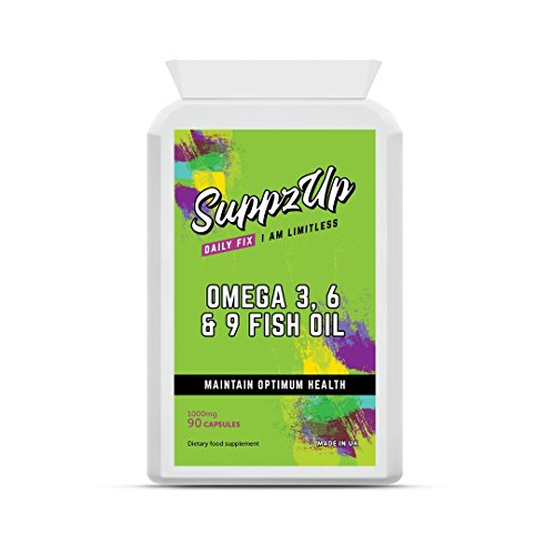 Suppzup1000mg Omega 3, 6 & 9 Fish Oil 90 Capsules90 Units