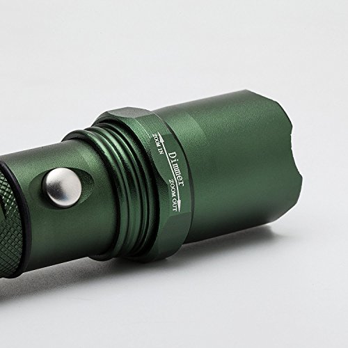 Toogh 300 Lumen Cree Led Taschenlampe/3 Lichtmodi Superhelle Wasserdicht Indoor und Outdoor Camping Led Lampe/Wiederaufladbare und Einstellbaren Fokus / Mini Pocket Handlampe - 6