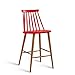 Produktbild LPZ Barhocker Modern Einfache Hohe Hocker Bartisch Und Stuhl Barhocker Industrial Wind Hohe Bein Barhocker V (Farbe : Red)