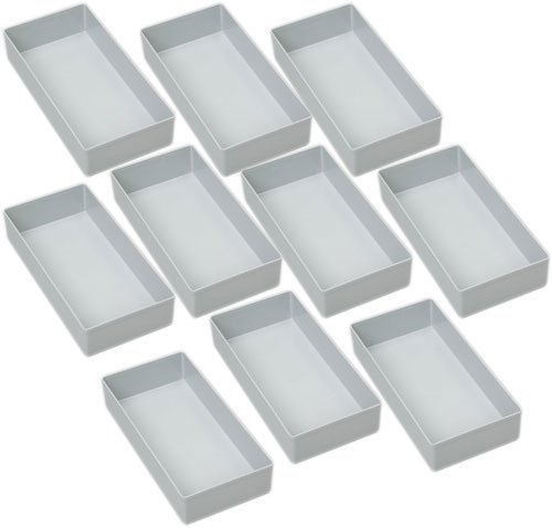 10 Einsatzboxen Allit EuroPlus Insert 45/1 45/2 45/3 45/4 45/5 Industrienorm (Gr. 5 Grau)