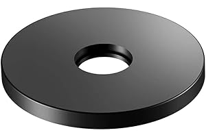 PSOWQ Arandelas Planas 50 Piezas, Espaciadores de Arandelas Metálicas de Acero al Carbono M6 de 6 mm x 12 mm, Espaciadores de Arandelas de Sellado Redondas, para Reparación y Construcción