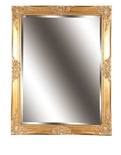 Spiegel Wandspiegel CAMILLA Barock gold 90 x 70 cm