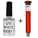 Price comparison product image Chengstore LCD Glass Repair Tool Kit, 20ml Dedicated UV LOCA Glue Remover Liquid + TP-2500 Loca Glue 50ML UV Glue LOCA Liquid Optical Clear Adhesive for Cellphone Glass Lens LCD Repair