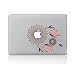 Produktbild Morbuy Haut Aufkleber Macbook Abnehmbare Kunst Kreative Anti-Kratzer Beschichtung Haut Vinyl Schutzaufkleber (11 inch, Federn E)