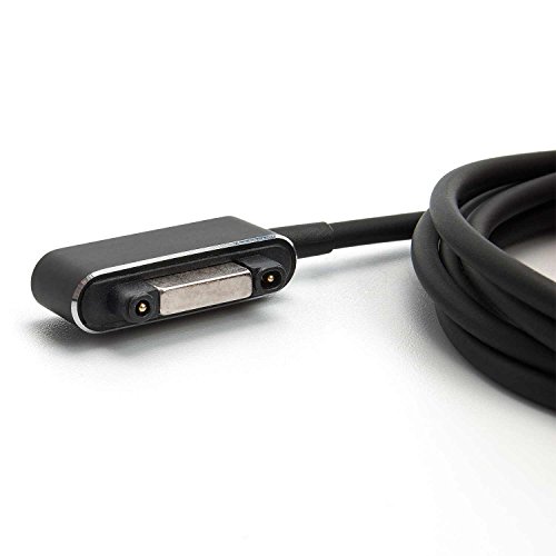 Magnet USB Ladekabel für Sony Xperia Z2 Z1 Z3 Ultra XL39H inklusive LED Beleuchtung schwarz - 3