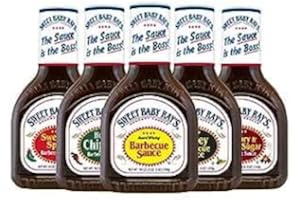 SWEET BABY RAY'S® | BBQ Saucen - 5er MIX (5 x 425ml) Original amerikanische Barbecue Sauce | USA Grillsauce mit rauchigem, smoke Geschmack