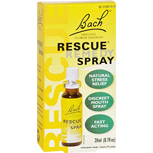 Bach Flower Remedies Essences Rescue Remedy Spray Original Flower -- 0.7 fl oz