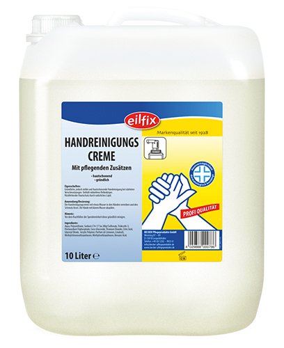 Handreinigungscreme - mit mikrofeinen Reibekörpern - ph-neutral - auch für stärkere Verschmutzungen - 10 Liter - 1 Kanister