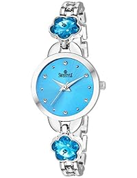 Swisstyle Analog Blue Dial Women Watch-SS-LR302-BLU-SLV