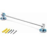 Paslanmaz &Ccedil;elik Uzun Havluluk, Krom Kaplama, 42 cm, Banyo Aksesuarı, Montaj Vidaları Dahil