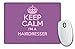 Produktbild Violett Keep Calm I 'm a Friseur Mauspad Farbe 3310