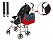 Premium Quality Multi-function Baby Diaper Nappy Changing Bag Mummy Handbag Shoulder Bag Blue Polka Dot - 6 PCS Set