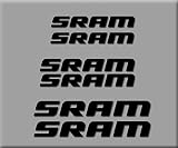 Material de alta resistencia Ecoshirt 9K-48AG-CJSC Pegatinas Sram R211 Vinilo Adesivi Decal Aufkleber Клей MTB Stickers Bike, Negro