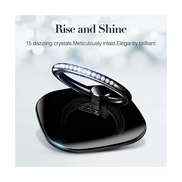 ESR Handyring Handy Finger Halterung 360 Grad Smartphone Fingerhalter Ständer für iPhone/iPad/Galaxy S10 / Huawei P20 / Mate20 – Bild 3