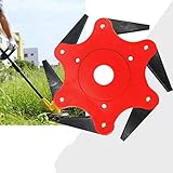 Afilado: 6 cortadores, repuestos prácticos para recortadoras, adecuados para jardines grandes y pequeños.
