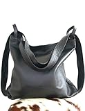  Lederrucksack damen schwarz italienische