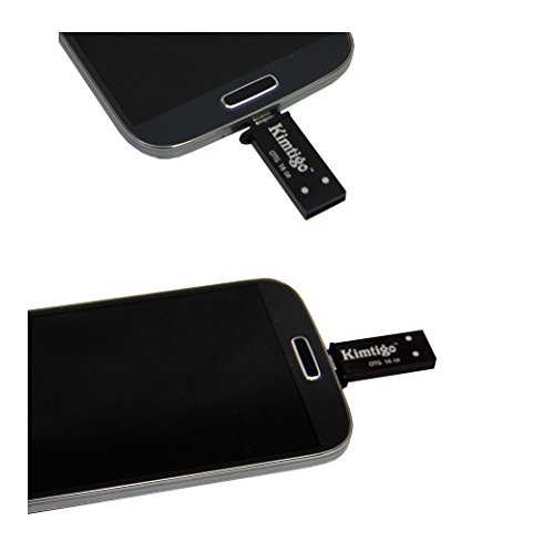 16 GB OTG (On the Go) Speicher Pen USB 3.0 für Samsung Smartphone mit OTG Technologie: zB für Galaxy S2 S3 S4 S5 S6 Note 2 Note 3 Note 4 Edge* für Windows & Apple OS Betriebssystem – Extra Kapazität – Datenaustausch Smartphone PC Dual USB- 16GB schwarz - 7