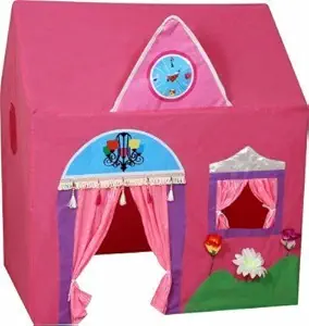 Toyshine Kids Jumbo Size Queen Palace Theme Tent House (Pink)