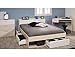 Produktbild expendio Jugendzimmer Morris 60 Akazie Bett 160x200 Schreibtisch Kommode Schubkastenkommode Doppelbett