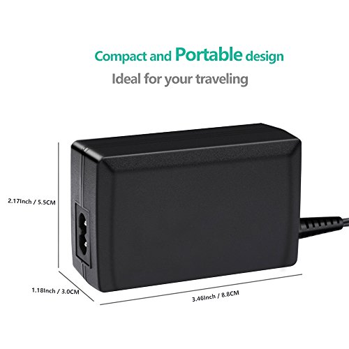 HUIKEYUAN 30V 333mA Netzkabel Druker Ladekabel für HP Drucker 0957-2286 0957-2290 0957-2398, HP Deskjet 1050 1000 1051 1055 2050 2060 2512 3050 3052 3015A 3052A 3056A 2514 3051A 3511 3512 3055 3515, HP Inkjet J110 J410 J510a J611 (EU-Kabel enthalten) - 4