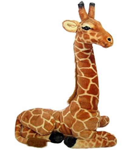 Aurora YooHoo Gina Giraffe, 23 Cm – Rosa Plüschtier Zum Kuscheln & Sammeln | Mit Knopfähnlichen Augen
