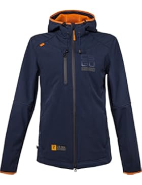 Musterbrand Counter Strike Jacke Herren Softshell Gaming Bekleidung Blau