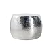 Produktbild Invicta Interior Design Couchtisch ORIENT 60cm hochwertige Nickel-Aluminiummetall Legierung silberfarbig Hammerschlag Optik