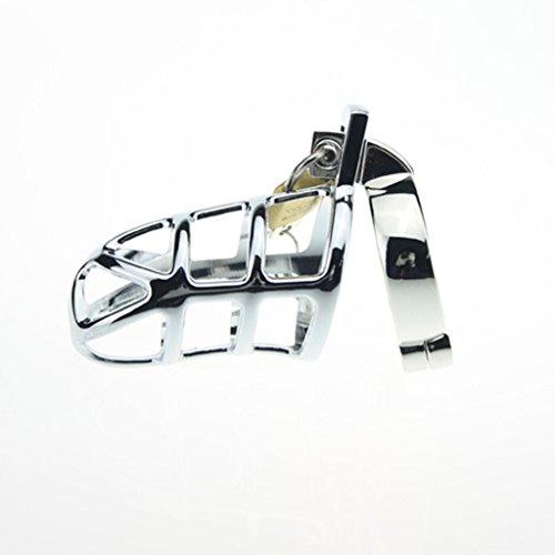 Preisvergleich Produktbild HQCC Keuschheitsgürtel, Keuschheitsschloss Aus Metall, Edelstahl, Penisvogelkäfig, Penisbindung, Lustige Produkte Für Erwachsene, (38mm, 40mm, 42mm, 45mm, 50mm) (größe : 42mm)