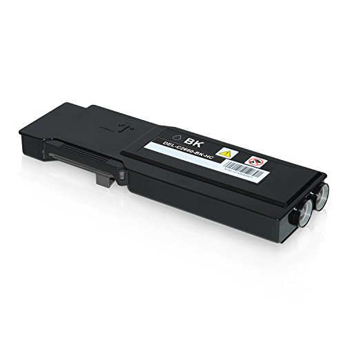 4 Toner kompatibel für Dell C2660DN, C2665DNF , C2600 Series – 593BBBM – Schwarz 3.000 Seiten, Color je 4.000 Seiten - 3
