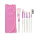 7pcs Makeup Brush Set Tools Makeup Toiletry Kit Wool Brand Makeup Brush Set Case Pink