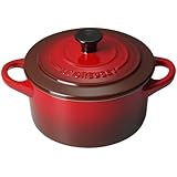 Le Creuset 91005014061000 - Mini cocotte de cerámica de gres, 650 ml, 2 personas, 14 cm de diámetro