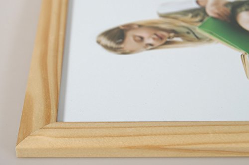 Promo Holz Bilderrahmen 30×30 cm Braun Natur Schwarz Weiß quadratischer Rahmen: Farbe: Natur - 2
