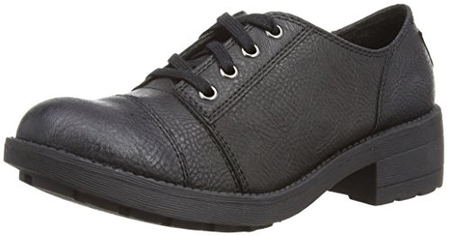 Rocket Dog Womens Telaney Harvey PU Lace-Up Flats Black 6 UK, 39 EU