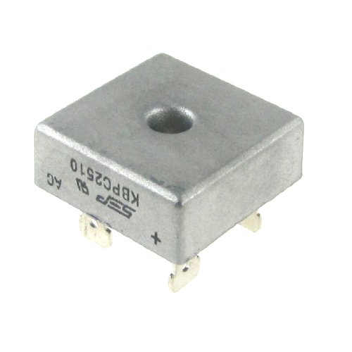 sourcingmap® KBPC2510 Einphasiger Single Phase 1000V 25A Quadratischer Brückengleichrichter