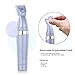 Bikini Trimmer, 4 in 1 Women Shaver Eyebrow Trimmer Nose Trimmer Battery Operated Bikini Grooming Kit Mini Portable Design Women Groomer Kit for Bikini Area/ Armpit / Arm / Leg Battery included ( Blue )