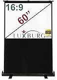 Format 16:9 | Diagonale ca. 60 Zoll | Maße 133x75 cm | u.U. geeignet für andere gängigen Formate dank flexibel verstellbarem hydraulischen Scherenmechanismus auf der Rückseite